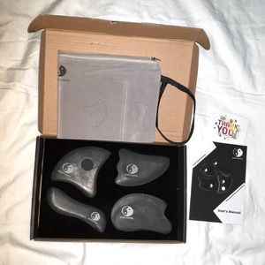 Heart Can Feel Large Gua Sha Massage Tool Set - 4Pcs